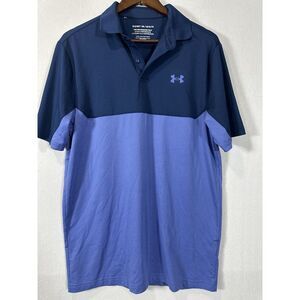 Under Armour Shirt Mens Medium Golf Playoff Polo Performance Loose Short Sleeved